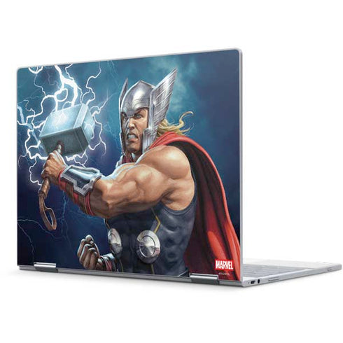 Marvel Thor Thor and Mjolnir Pixelbook Skin